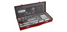 Kľúče nástrčné FORTUM Professional, 8-34mm, sada 29ks, 4700001