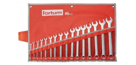 Očko-vidlicové kľúče 16-dielna sada FORTUM 4730201