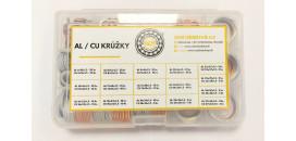 Sada medených a hliníkových podložiek 318 ks