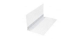 DEN BRAVEN Z00076 Fasádna rohová lišta plastová s tkaninou 250x10x10 cm