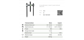KUKKO 18-0 SŤAHOVACIE RAMENÁ