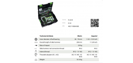 KUKKO K-22-B SADA PRE VYŤAHOVANIE LOŽÍSK S KLADIVOM