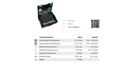 KUKKO K-71-L-A SADA PRE VYŤAHOVANIE LOŽÍSK