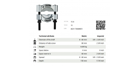 KUKKO 15-0 ODTLÁČACIA PRÍRUBA 8-60 mm