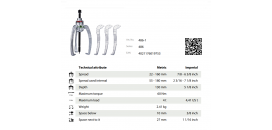 SŤAHOVÁK 3-RAMENNÝ SO ZAISTENÍM KUKKO 486-1