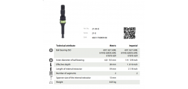 Sťahovák ložísk vnútorný segmentovaný 6.8-9.5 mm KUKKO 21-00-E