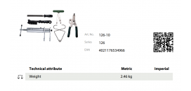 SADA PRE REPAS BRZDOVÝCH VALČEKOV KUKKO 126-10