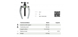 VYŤAHOVÁK 2-RAMENNÝ KUKKO 22-2