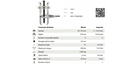 SŤAHOVÁK 2-RAMENNÝ S BOČNOU SVORKOU 95x170 KUKKO 210-1