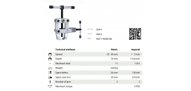SŤAHOVÁK 2-RAMENNÝ S BOČNOU SVORKOU KUKKO 204-0