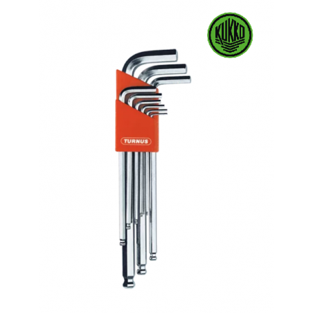 Kľúče imbusové 1.5-10mm sada 10-dielna KUKKO 215-003