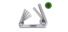 Kľúče imbusové 2.5-10mm sada 10-dielna v držiaku KUKKO 205-204