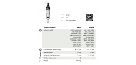 SŤAHOVÁK LOŽÍSK VNÚTORNY NADSTAVEC KUKKO 21-01