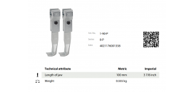 Náhradné 2 čeľuste 100mm KUKKO 1-90-P