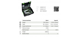 Sada sťahovákov s extrémne úzkymi čeľusťami KUKKO K-2030-10-S-T
