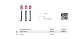 Ramená na sťahovák úzke 150mm KUKKO 2-153-S