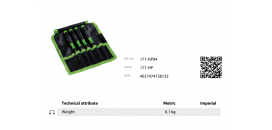 Sada hrotov a háčikov 4-dielna KUKKO 177-HP04