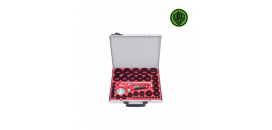 Sada dierovacích nožov na tesnenia 2-60mm KUKKO 326-360