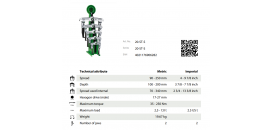 Sada 2-ramenných sťahovákov KUKKO 20-ST-S
