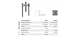 Sťahovacie ramená KUKKO 18-2