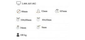 Transportné koliesko 80x32 mm otočná kladka