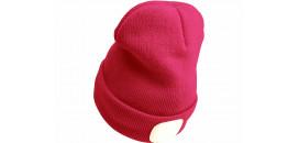 Čiapka s čelovým svetlom ružová 4xLED EXTOL 43193