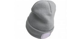 Čiapka s čelovým svetlom sivá 4xLED EXTOL 43195