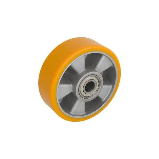 Polyuretánové koliesko žlté 160x50 mm