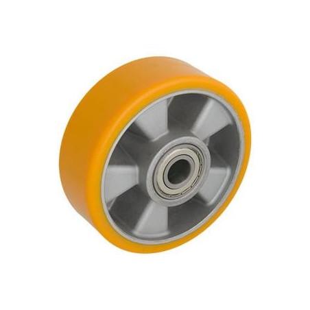 Polyuretánové koliesko žlté 160x50 mm