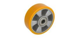 Polyuretánové koliesko žlté 160x50 mm