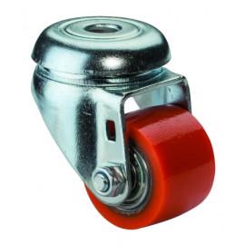 Nízkoprofilové koliesko 35x25 mm otočná kladka centrálny otvor