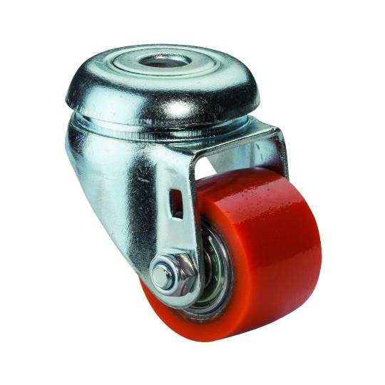 Nízkoprofilové koliesko 35x25 mm otočná kladka centrálny otvor