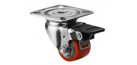 Nízkoprofilové koliesko 35x25 mm otočná kladka s brzdou