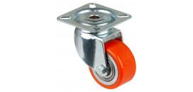 Nízkoprofilové koliesko 50x25 mm otočná kladka