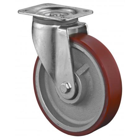 Ťažkotonážne koliesko polyuretánové 200x50 mm otočná kladka