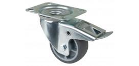 Transportné koliesko 80x32 mm otočná kladka s brzdou