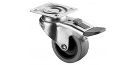 Koliesko prístrojové 50x17mm otočná kladka s brzdou