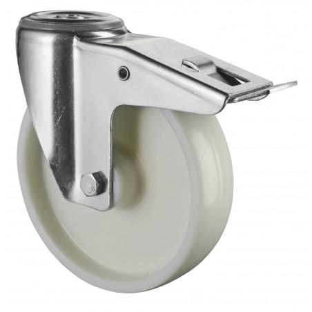 Koliesko transportné 125x37.5 mm otočná kladka s brzdou