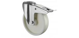 Koliesko transportné 125x37.5 mm otočná kladka s brzdou