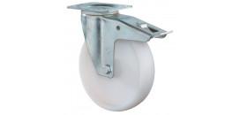 Koliesko transportné 100x35 mm otočná kladka s brzdou