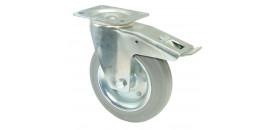 Koliesko transportné 100x30 mm otočná kladka s brzdou