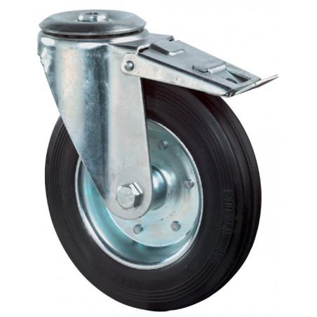 Transportné koliesko 200x50 mm otočná platnička s brzdou