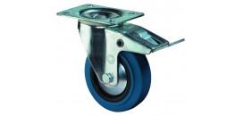 Transportné koliesko 100x26 mm otočná platnička s brzdou