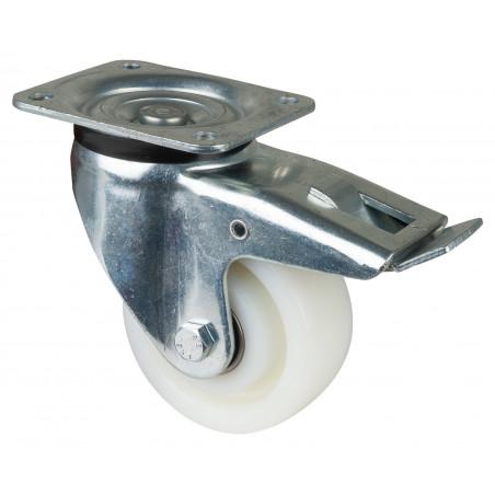 Ťažkotonážne koliesko 125x50 mm otočné s brzdou