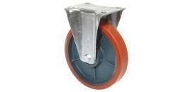 Ťažkotonážne polyuretánové kolieska 125x40 mm pevná kladka