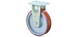 Ťažkotonážne polyuretánové kolieska 200x50 mm pevná kladka