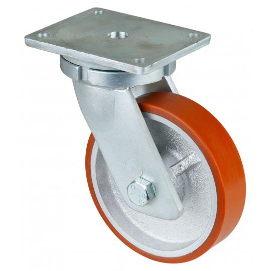 Polyuretánové ťažkotonážne koliesko 200x50 mm otočná kladka