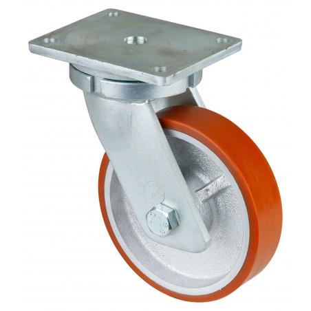 Polyuretánové ťažkotonážne koliesko 200x50 mm otočná kladka