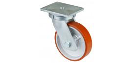 Polyuretánové ťažkotonážne koliesko 200x50 mm otočná kladka