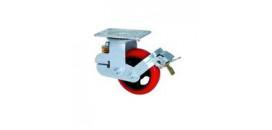 Koliesko odpružené 152x52 mm otočná kladka s brzdou